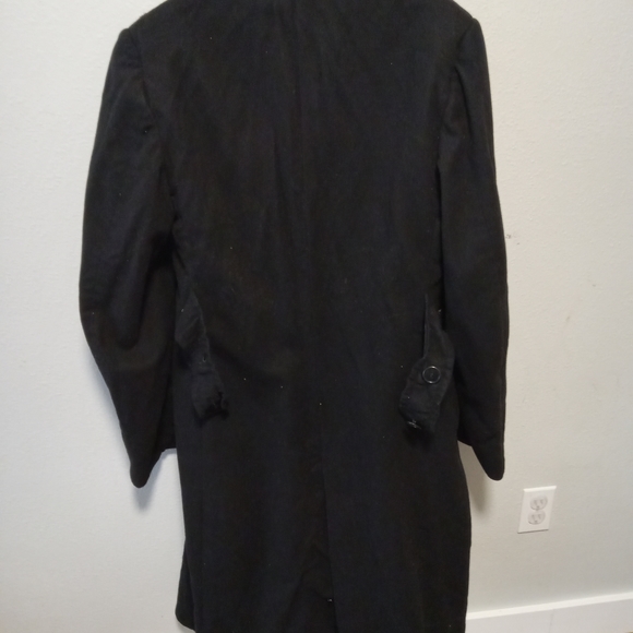 Long black Navy Pea coat - Picture 5 of 7
